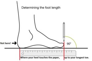 content Bummel Foot length